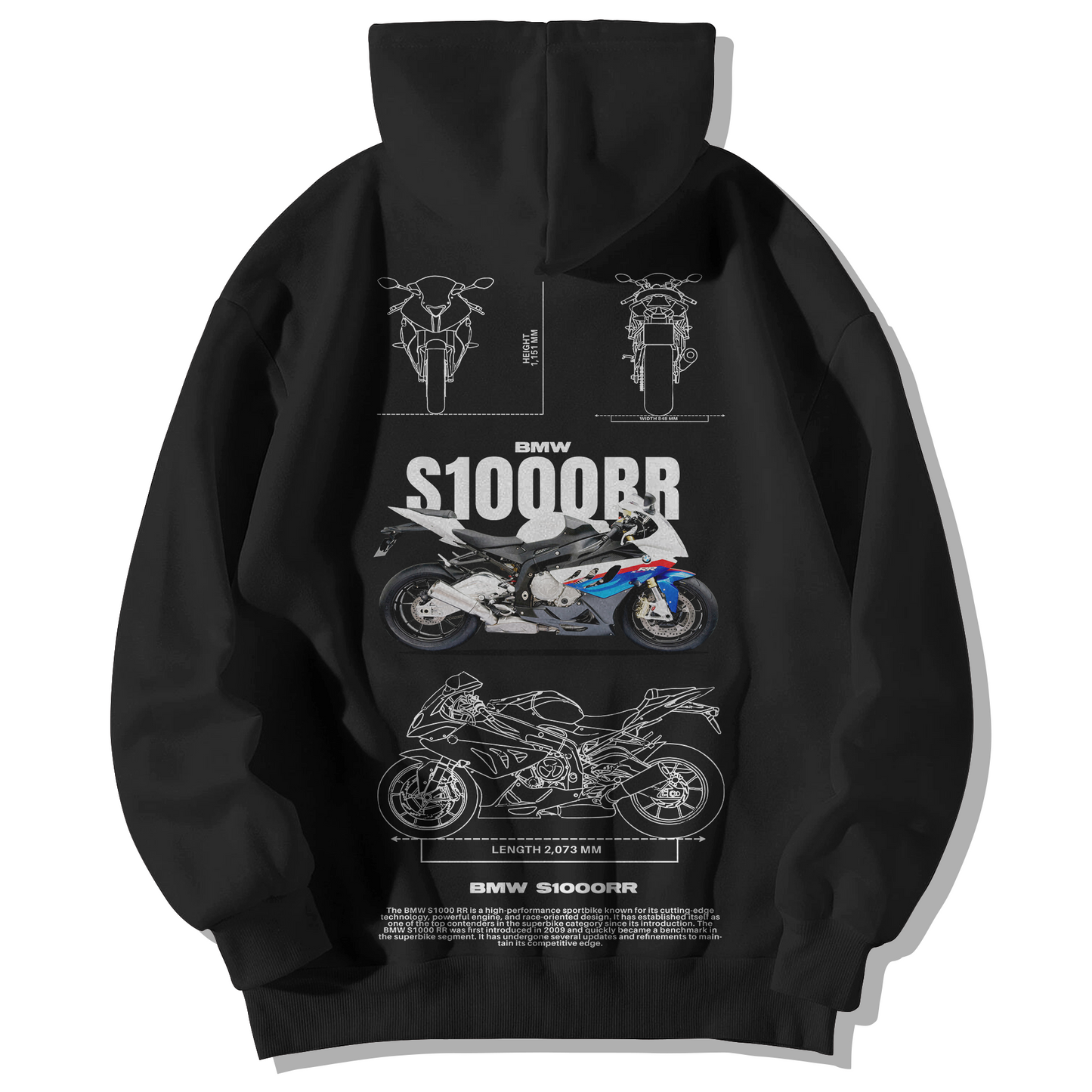 (L) BMW S1000 RR HOODIE