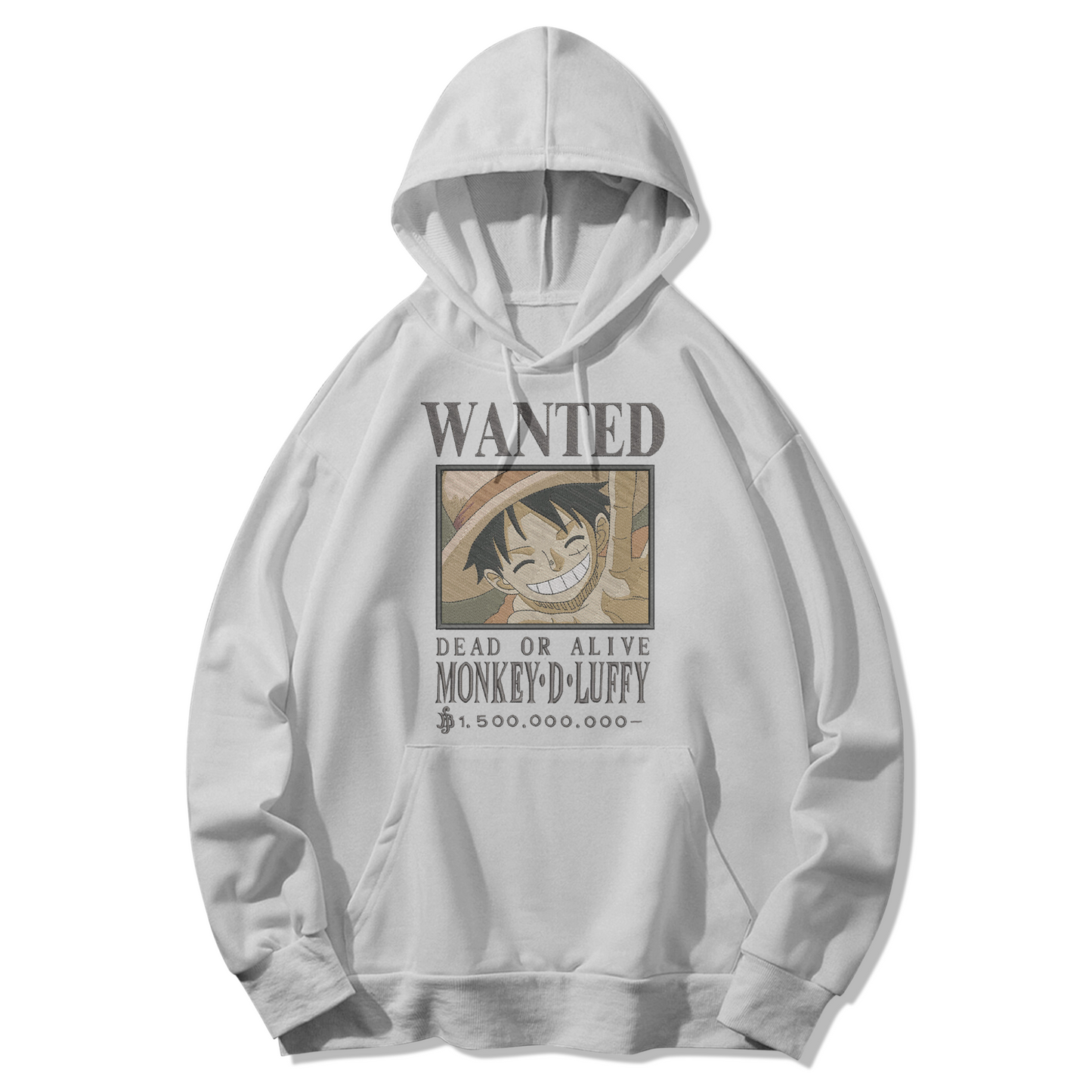 (TERZA🧵🪡) LUFFY WANTED HOODIE
