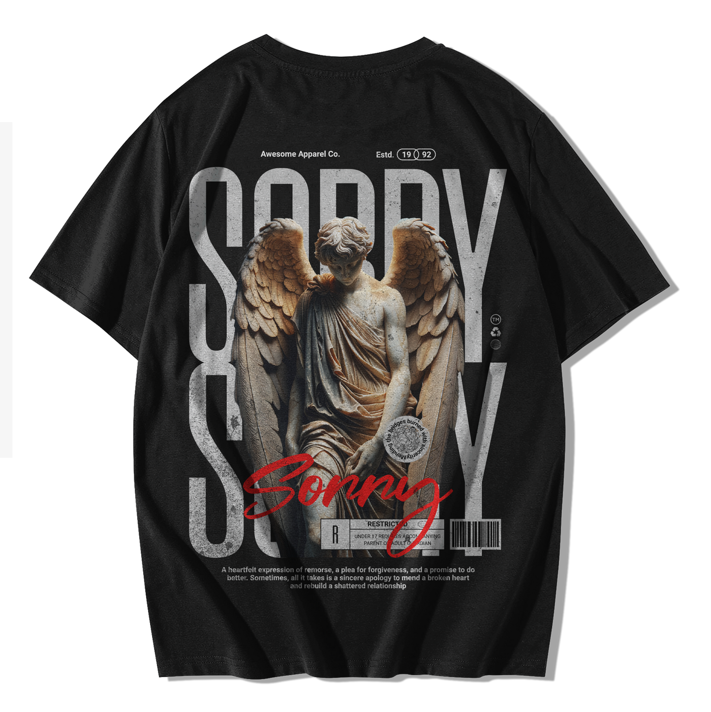 (S) SORRY T-SHIRT 🚨PROMOTION🚨