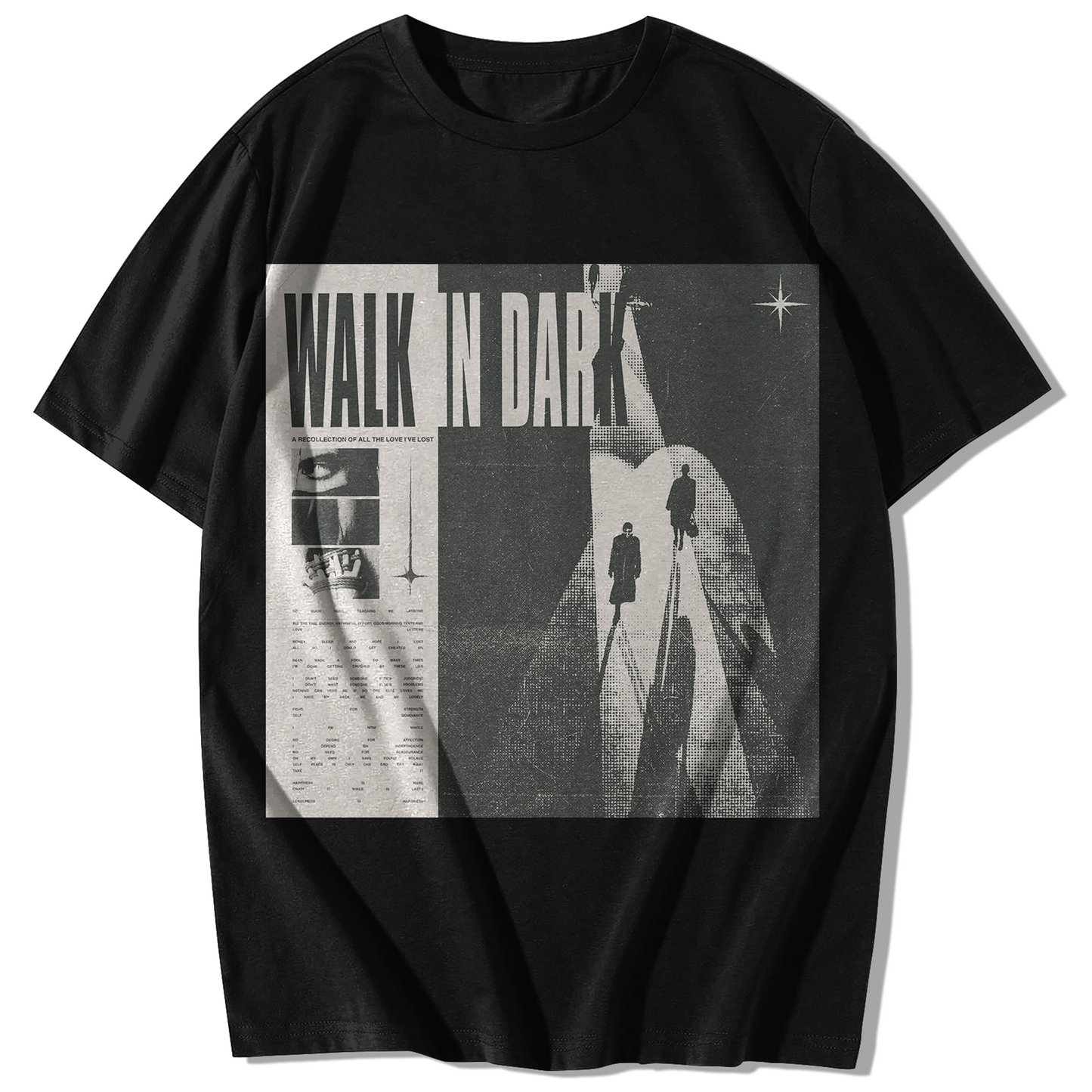 (L) WALK IN DARK T-SHIRT 🚨PROMOTION🚨