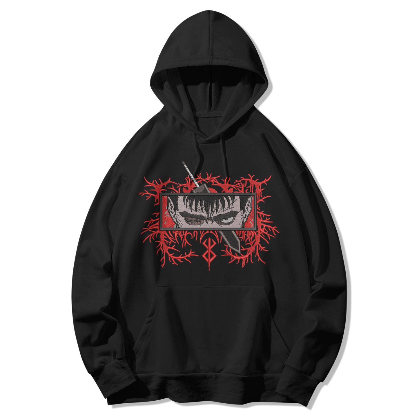 (L) (TERZA🧵🪡) BERSERK GUTS HOODIE