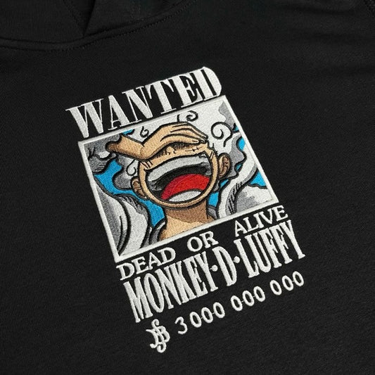 (TERZA🧵🪡) LUFFY WANTED T-SHIRT