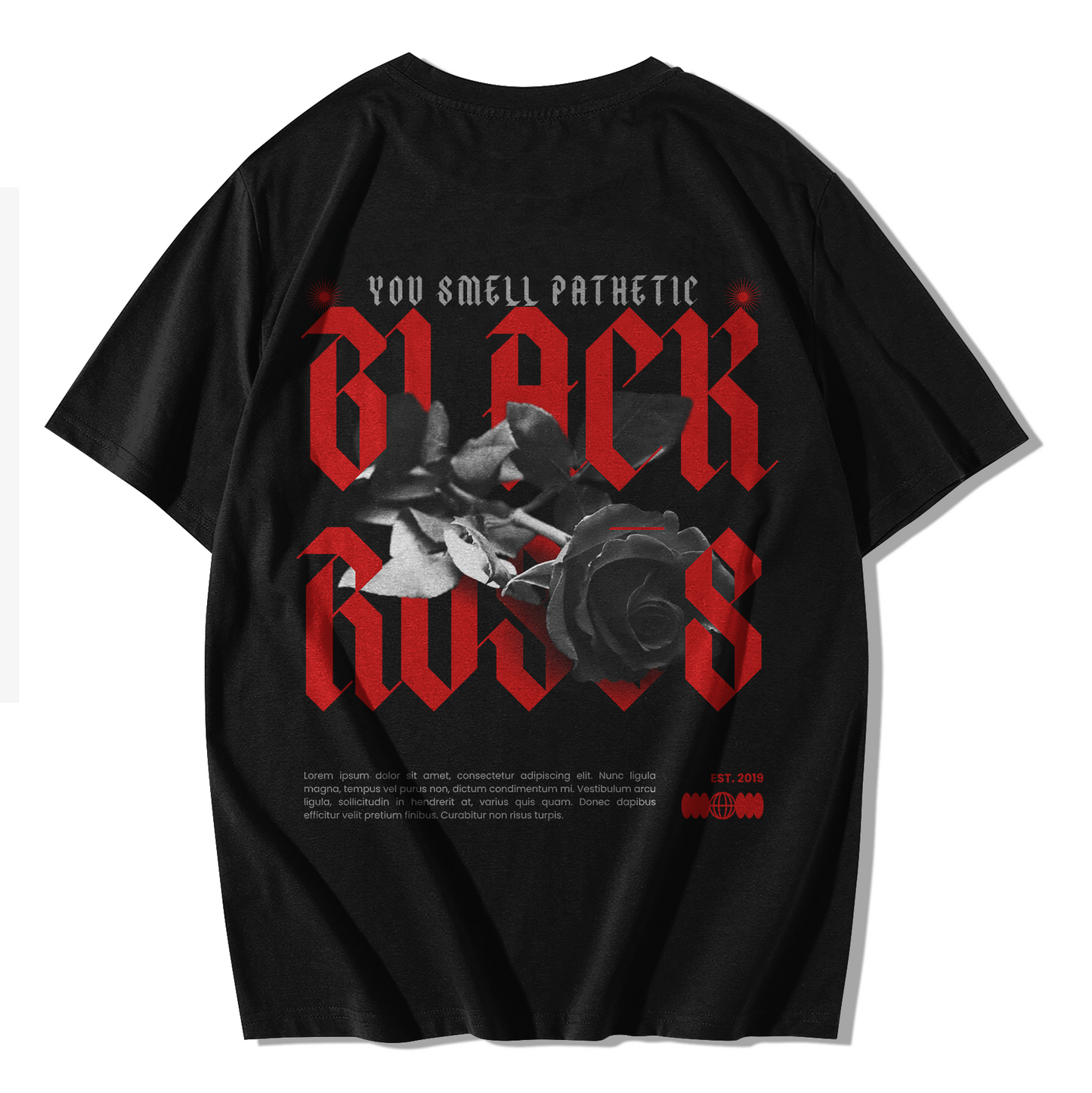 BLACK ROSES T-SHIRT