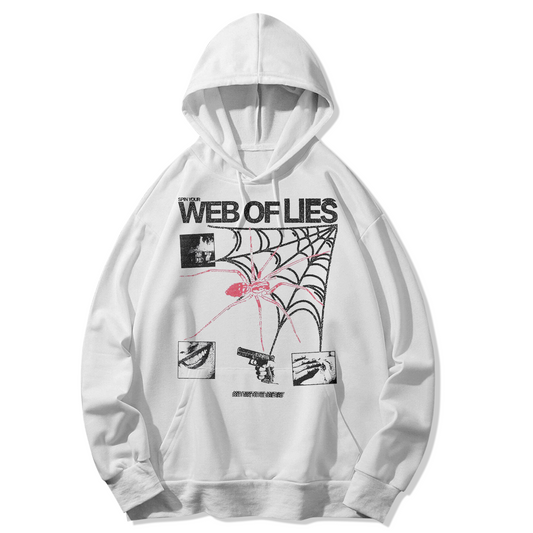 WEB OF LIES HOODIE