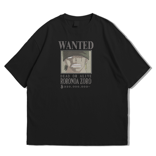 (TERZA🧵🪡) ZORO WANTED T-SHIRT