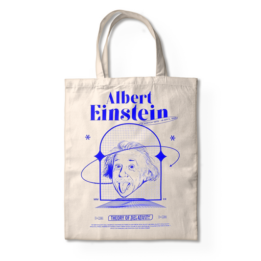 ALBERT EINSTEIN TOTE BAG