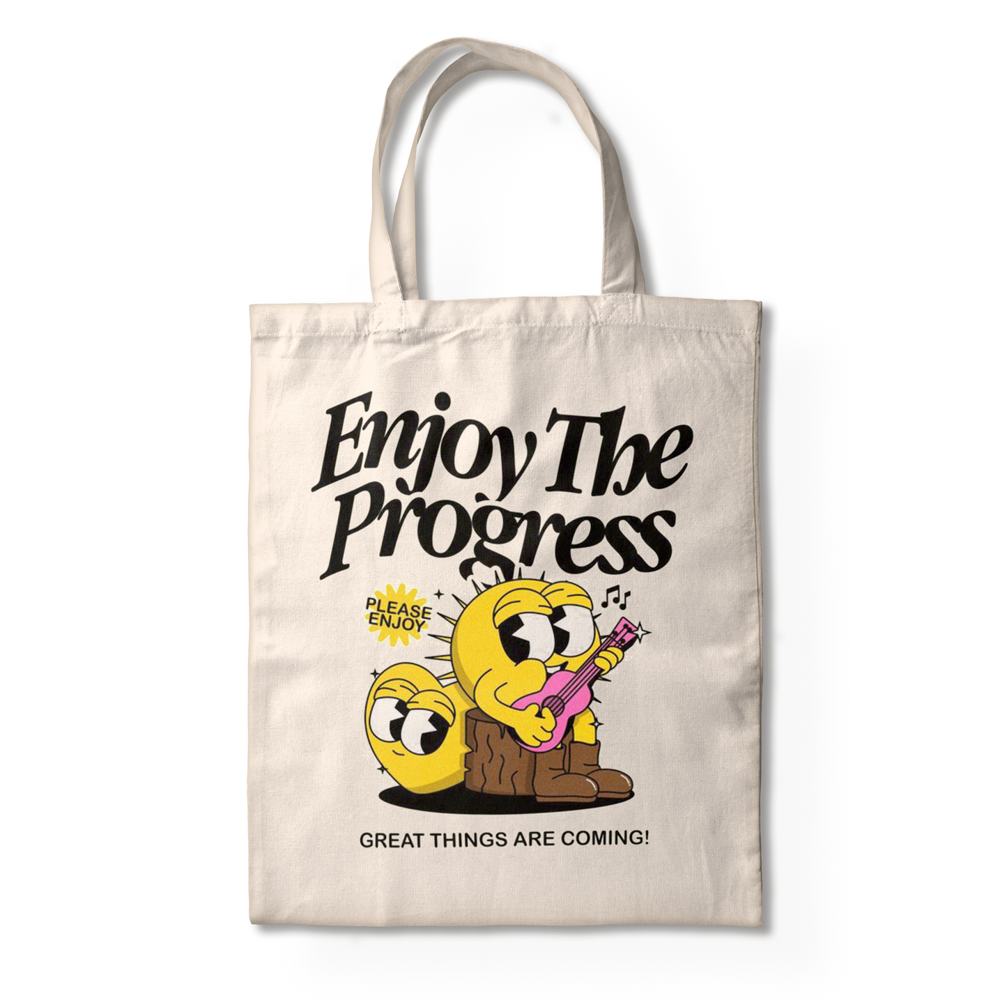 ENJOY PROGRESS TOTE BAG