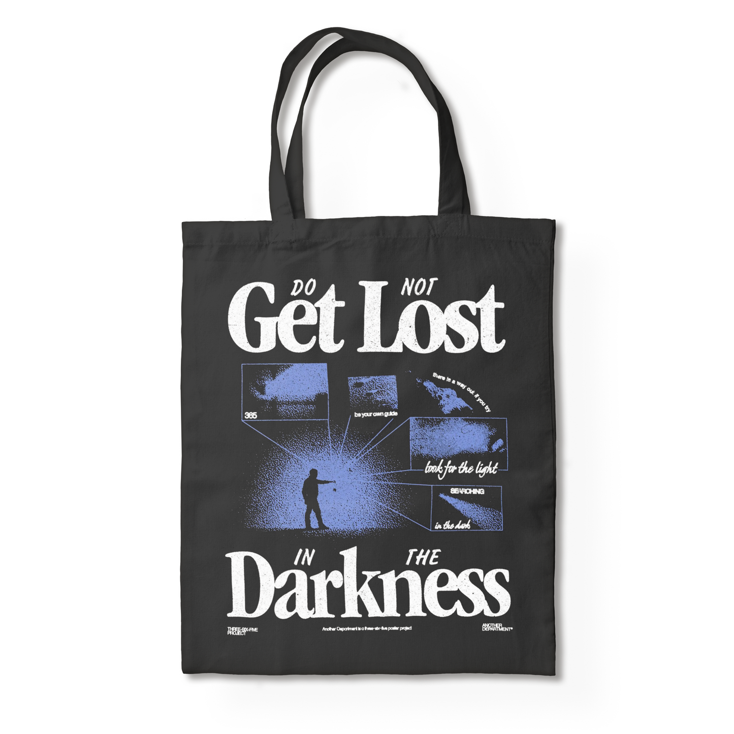 LOST IN DARKNESS TOTE BAG