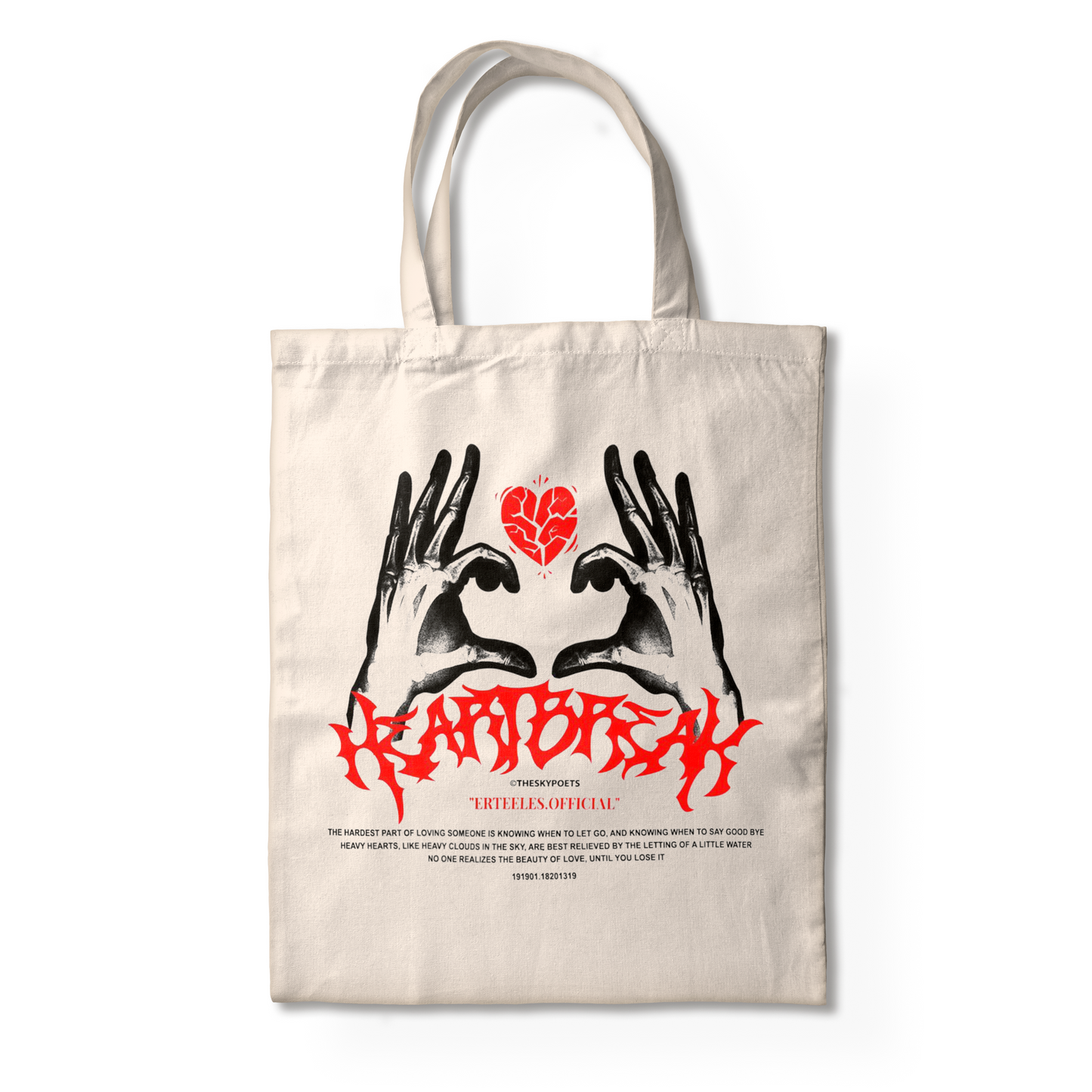 HEART BREAK TOTE BAG