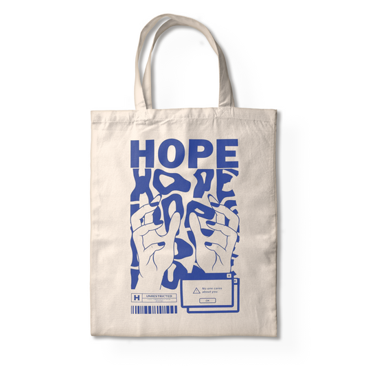 HOPE HOPE HOPE TOTE BAG