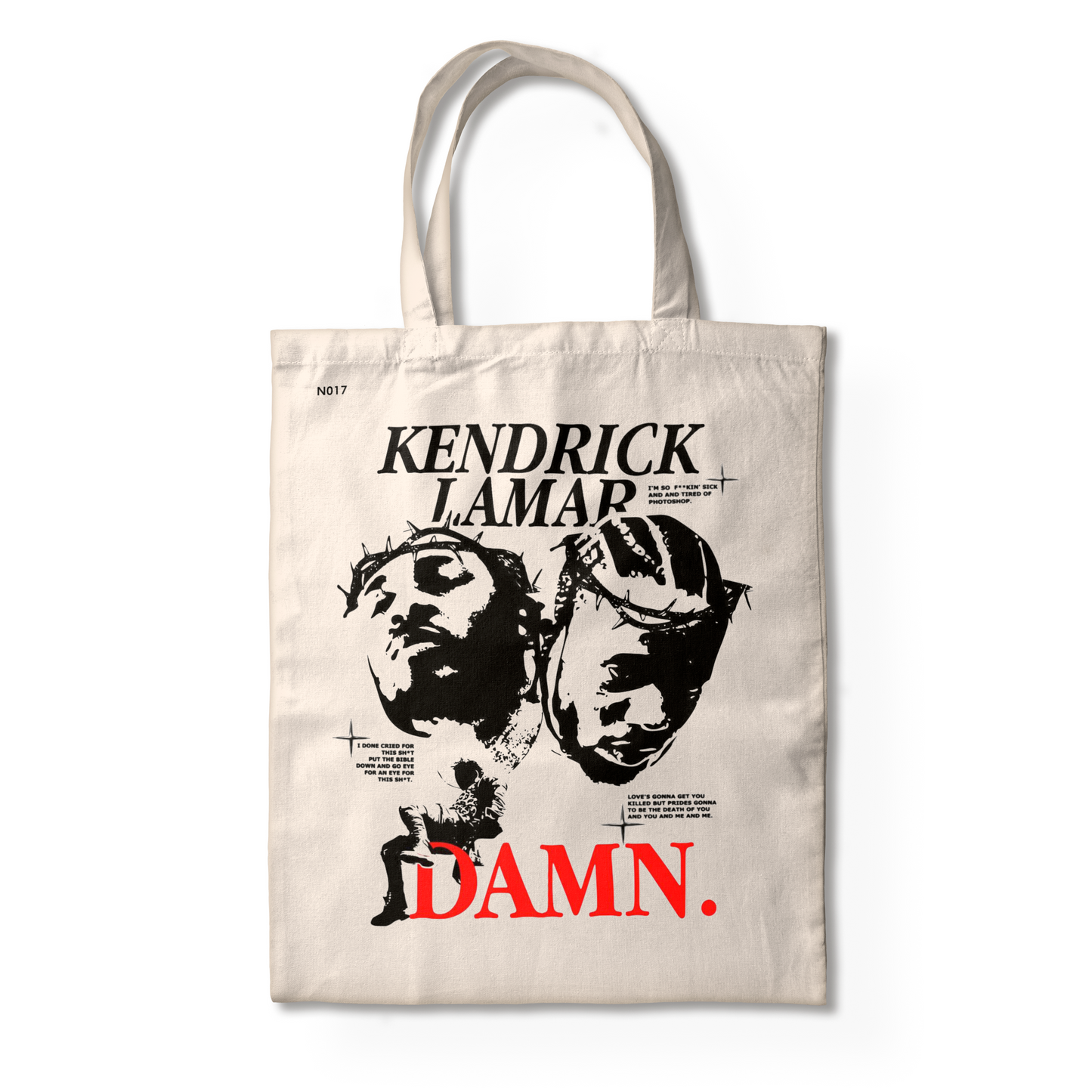 KENDRICK LAMAR TOTE BAG