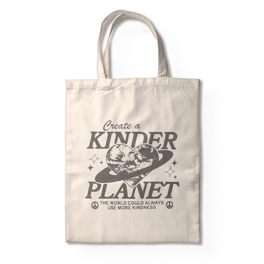 KINDER PLANET TOTE BAG