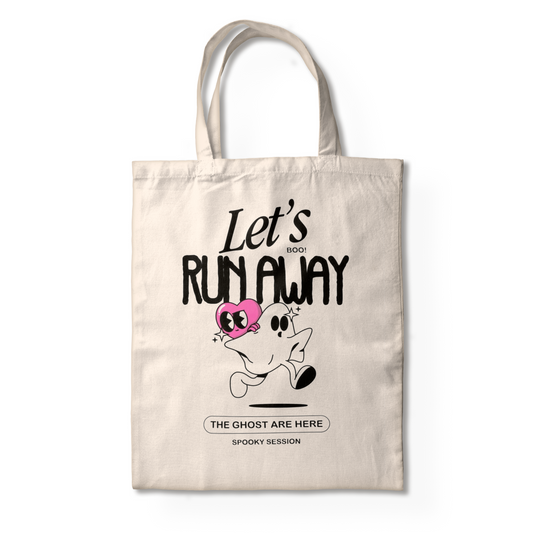 LET'S RUNAWAY TOTE BAG