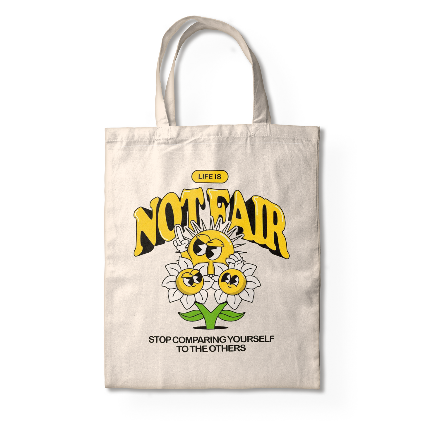 LIFE IS NOT FAIR TOTE BAG