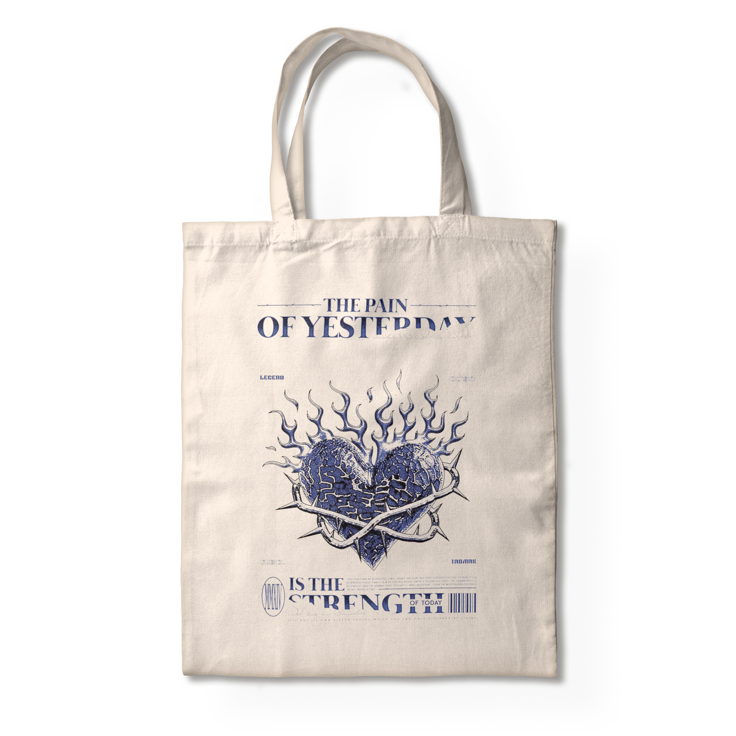 PAIN IS STRENGTH TOTE BAG